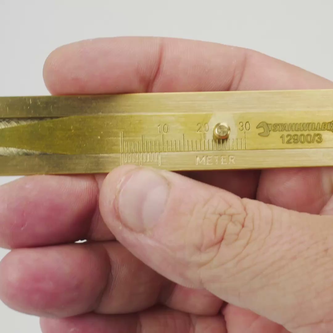 Stahlwille 12900/3 Tire Tread Vernier Gauge