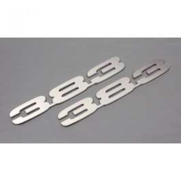 Camaro Hood Emblems, 383, Stainless Steel, 1967-1969