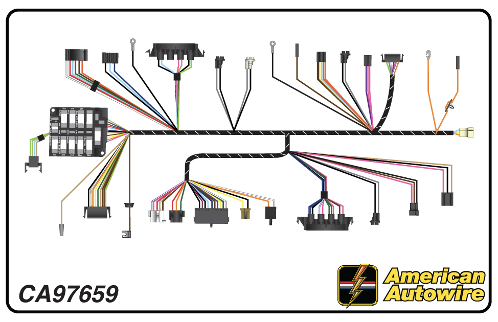 American Autowire 1969 Chevrolet Camaro Dash Harness CA97659
