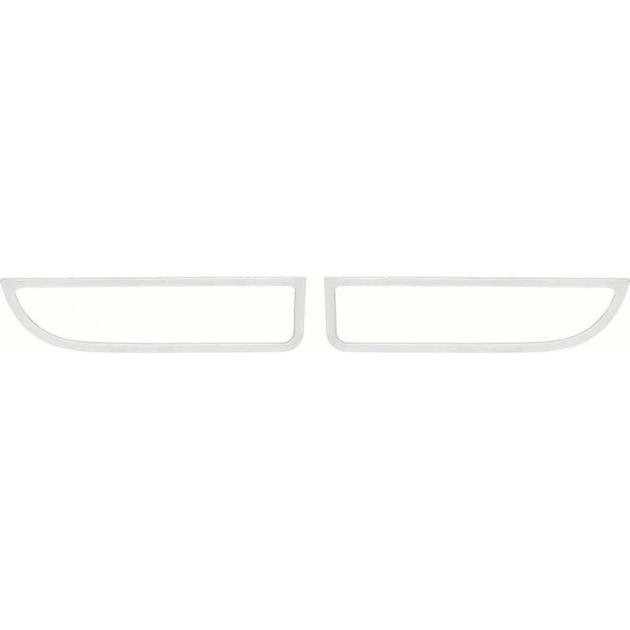 1970-73 Camaro, Base, Z28, SS, Park Lamp Trim Molding, Aluminum, RH & LH, Pair