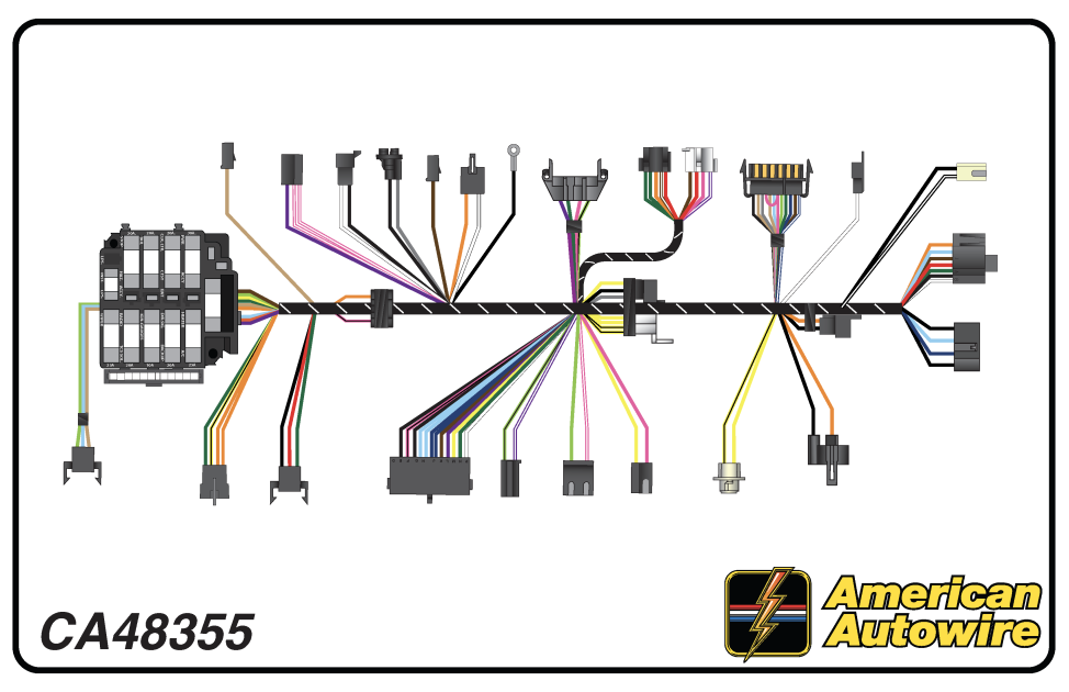 American Autowire 1974 Chevrolet Camaro Dash Harness CA48355