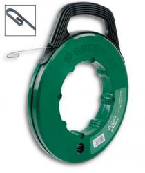240 ft x 1/8 in x .060 in Steel Fish Tape in Winder Case