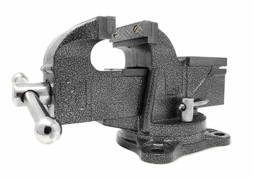 3-Inch Heavy Duty Cast Iron Bench Vise with Swivel Base