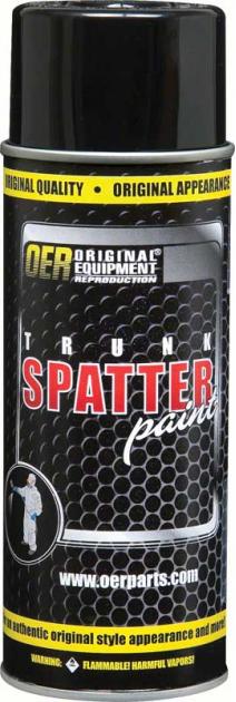 Trunk Spatter Paint Clear Topcoat, 16 Oz Aerosol Can, Net Wt. 16 Oz.