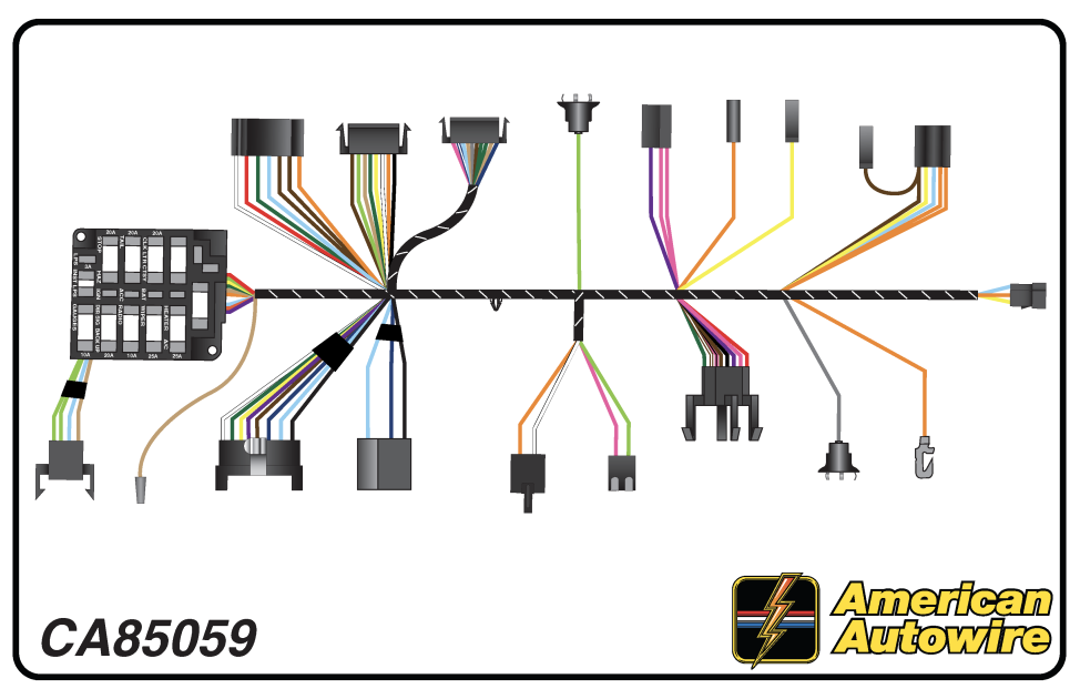American Autowire 1968 Chevrolet Camaro Dash Harness CA85059