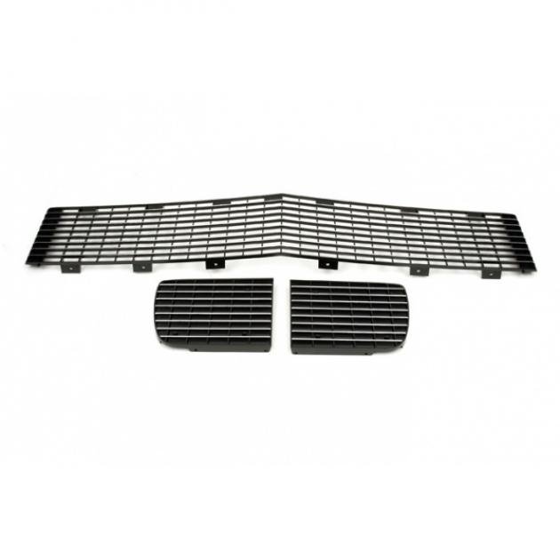 Camaro Center Grille & Headlight Doors, Chrome, Rally Sport(RS), Driver Quality, 1968
