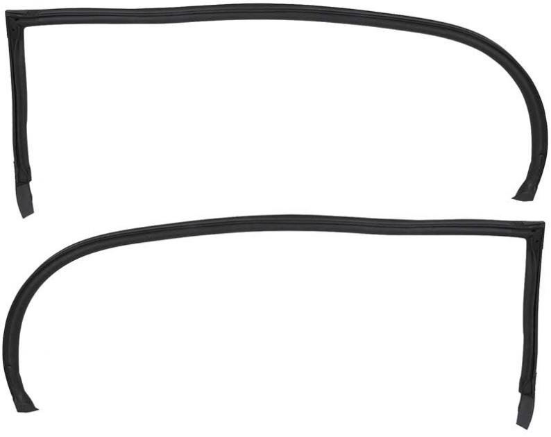 1982-92 Camaro, Firebird, Roof Rail Weatherstrip, Coupe, with Molded Ends, Pair