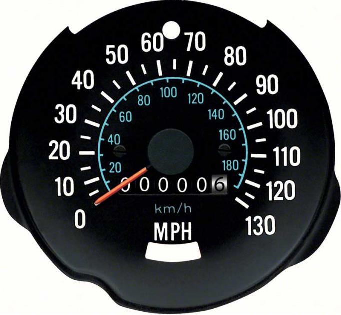 1970-78 Camaro, Speedometer, 130 MPH
