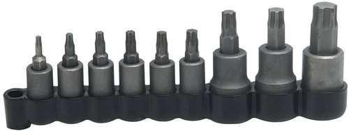 Combination Drive Torx Bit Socket 9 Pieces Sets 4752T
