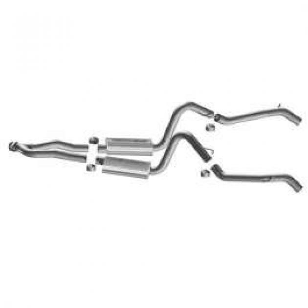 Camaro Exhaust System, Stainless Steel, Cat-Back, MagnaFlow, 1975-1979