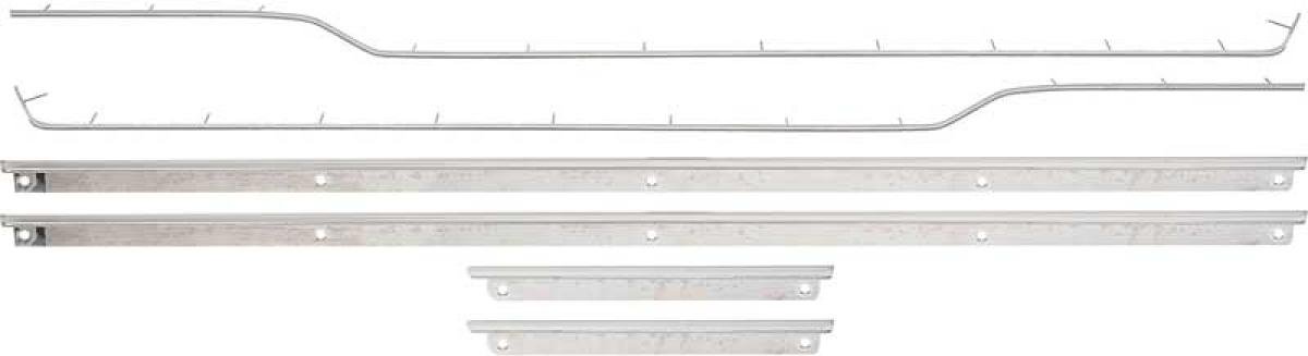 1967 Camaro, Firebird, Door Panel Molding Kit, Deluxe Interior, Convertible, 6 Piece Set