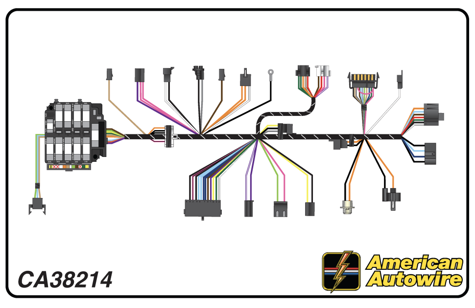 American Autowire 1973 Chevrolet Camaro Dash Harness CA38214