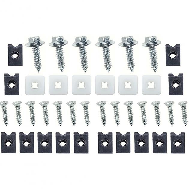 Redline Restomotive 1969 Chevrolet Camaro 40 Piece Front Grill Fastener Kit