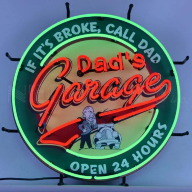 Neonetics 5DADSG Dad’s Garage Neon Sign
