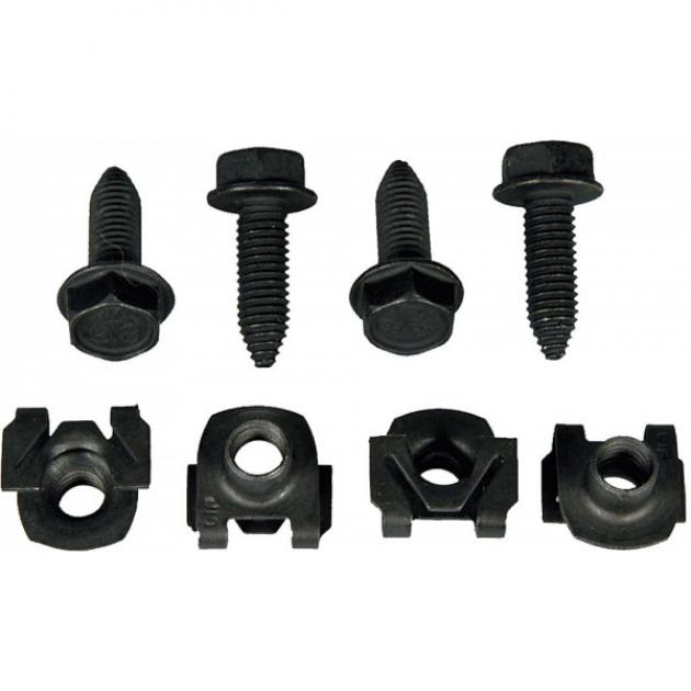 Redline Restomotive 1967-1981 GM Car Front Lower Shock Mounting Hardware