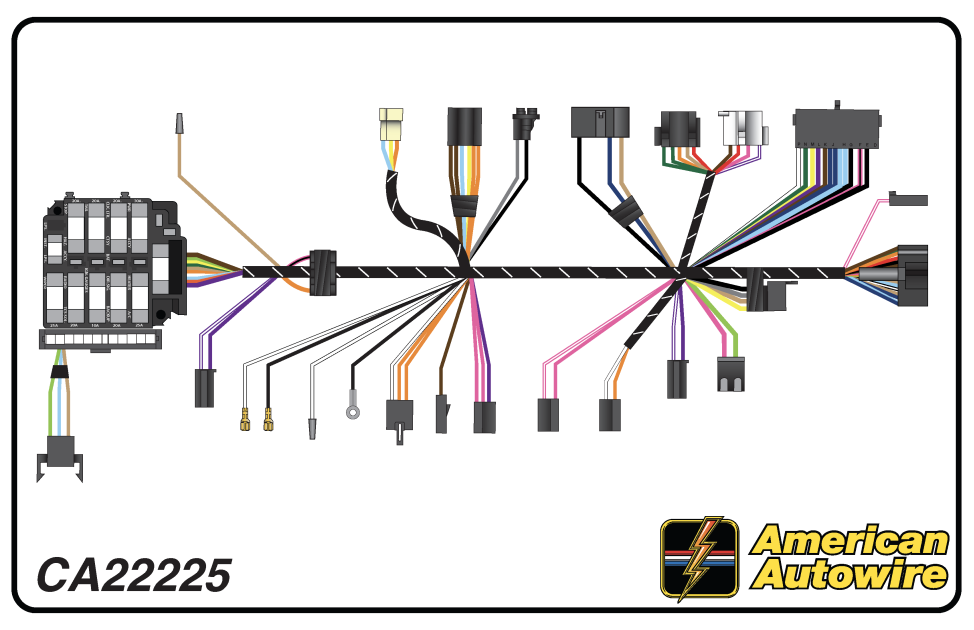 American Autowire 1972 Chevrolet Camaro Dash Harness CA22225