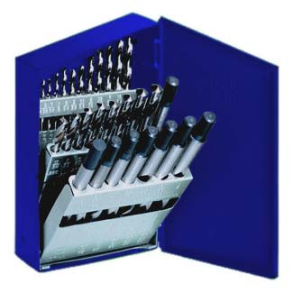 29-piece 3/8 inReduced Shank High Speed Steel Drill Bit Set