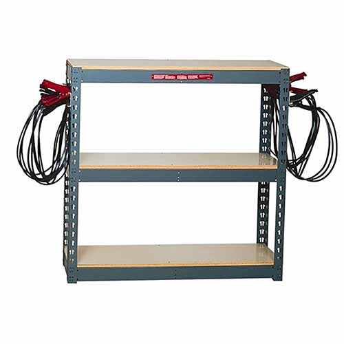 AssociatedModel 6086 Battery Charging Rack Features Stores Up To 15 Batteries On Convenient Three Shelfs