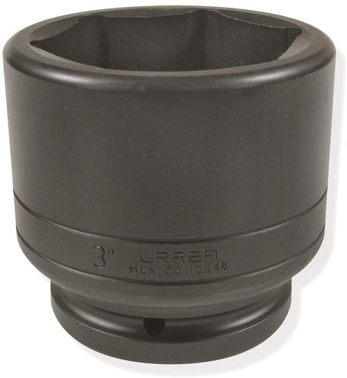 URREA Impact Socket - 2-7/16" 6-Point Socket with 1-Inch Drive & Black Oxide Coa