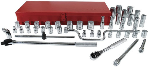 1/2" Drive Socket 43 Pieces Set With Accessories 5400G