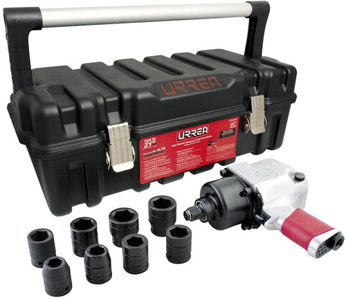 Twin Hammer 3/4" Drive Air Impact Wrench And Socket Set (metric)