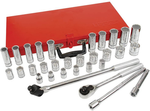 1/2" Drive Socket 32 Pieces Set With Accessories 54214A