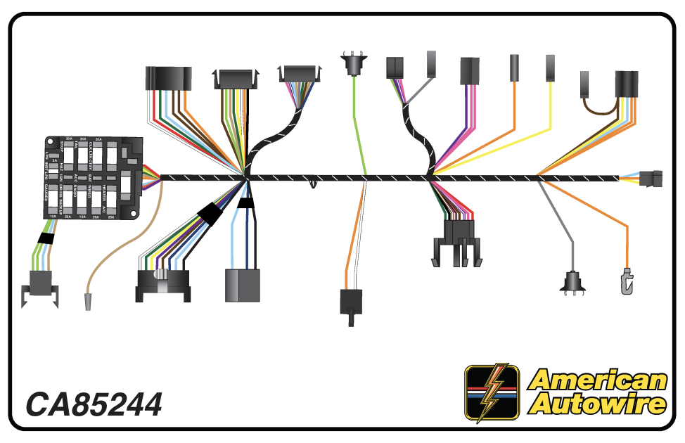 American Autowire 1968 Chevrolet Camaro Dash Harness CA85244