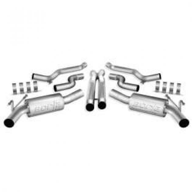Camaro Exhaust System, Borla S Type Cat-Back, 6.2L, 2010-2013