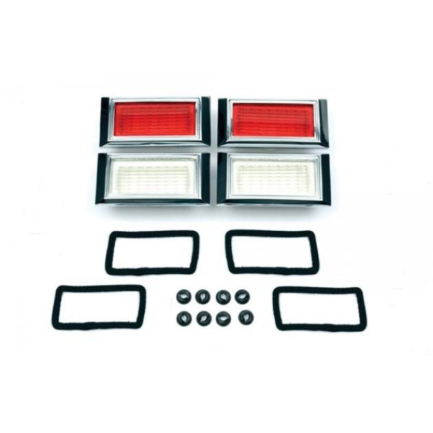 Camaro Side Marker Light Kit, With Gaskets & Mounting Nuts,1968