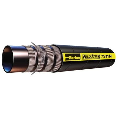 7311N-4000 Parker 7311 WILDCATTER Oilfield Multipurpose Fracking Hose, 4" ID, 150-300 psi