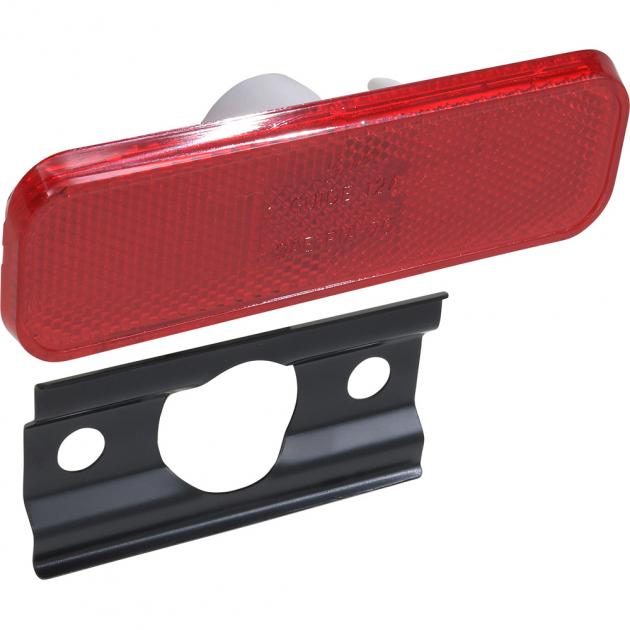 1970-73 Camaro, Rear Side Marker Lens, Gasket & Bracket, Red, RH or LH, Each