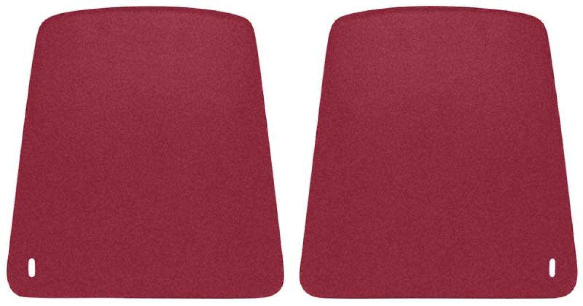 1967-70 Camaro, Firebird, Bucket Seat Back Panels, Red, Pair, GM Licensed