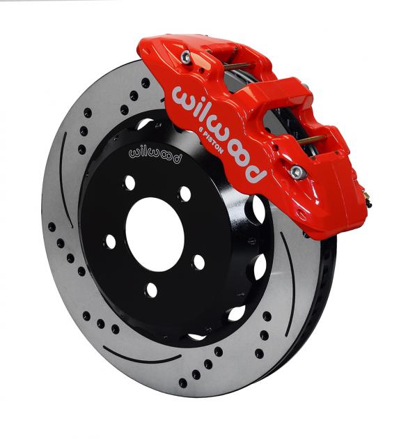 Wilwood Brakes 2010-2015 Chevrolet Camaro AERO6 Big Brake Front Brake Kit 140-11269-DR