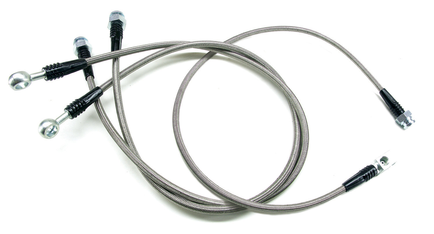 Teraflex 4350400 26" Steel Braided Brake Line Set for 97-06 Jeep Wrangler TJ & Unlimited