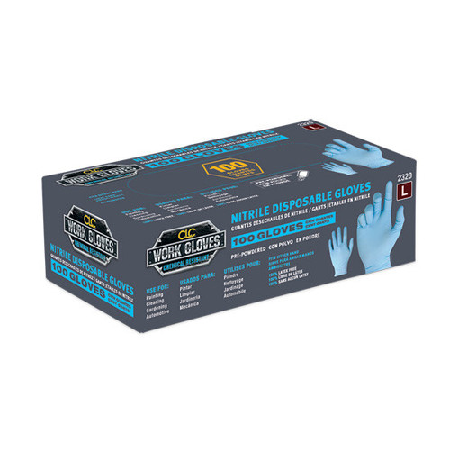 Nitrile Medium Disposable gloves, Non-Powdered, 100/Box