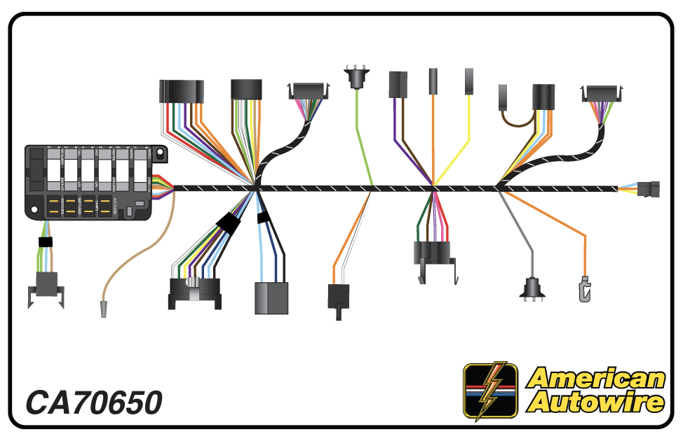 American Autowire 1967 Chevrolet / Pontiac Dash Harness CA70650