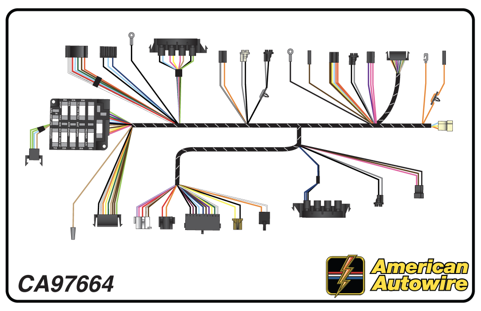 American Autowire 1969 Chevrolet Camaro Dash Harness CA97664