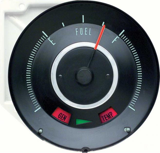 1967 Camaro, Firebird, Standard Dash Fuel Gauge