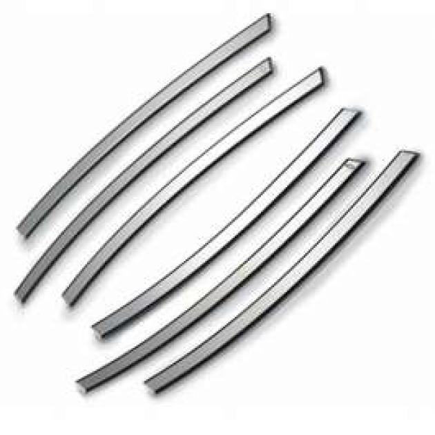 Camaro Side Louver Inserts, Billet, Chrome, 2010-2014