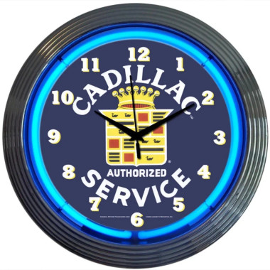 Neonetics 8CADSR Cadillac Service Neon Clock