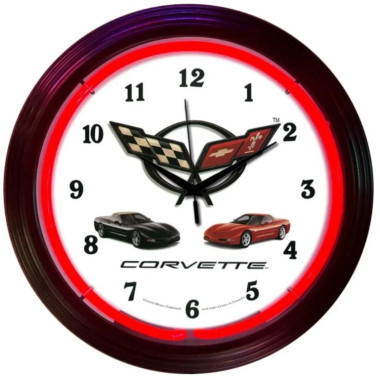 Neonetics 8CORVX Corvette C5 Neon Clock