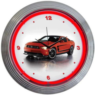 Neonetics 8FBOSS Ford Mustang Boss 302 Neon Clock