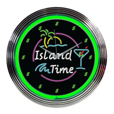 Neonetics 8ITIME Island Time Neon Clock