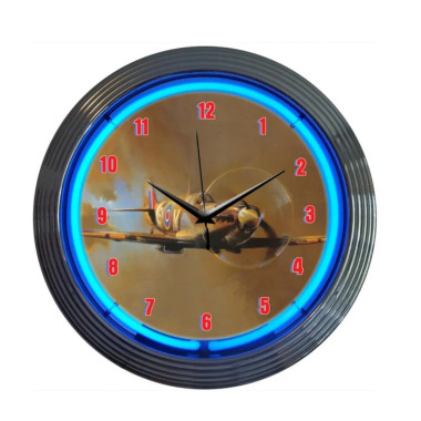 Neonetics 8SPITF Spit Fire Neon Clock