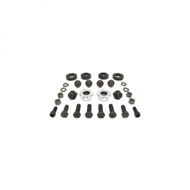 Camaro Endura Complete Front Bumper Bracket Mounting Hardware Kit, 1969