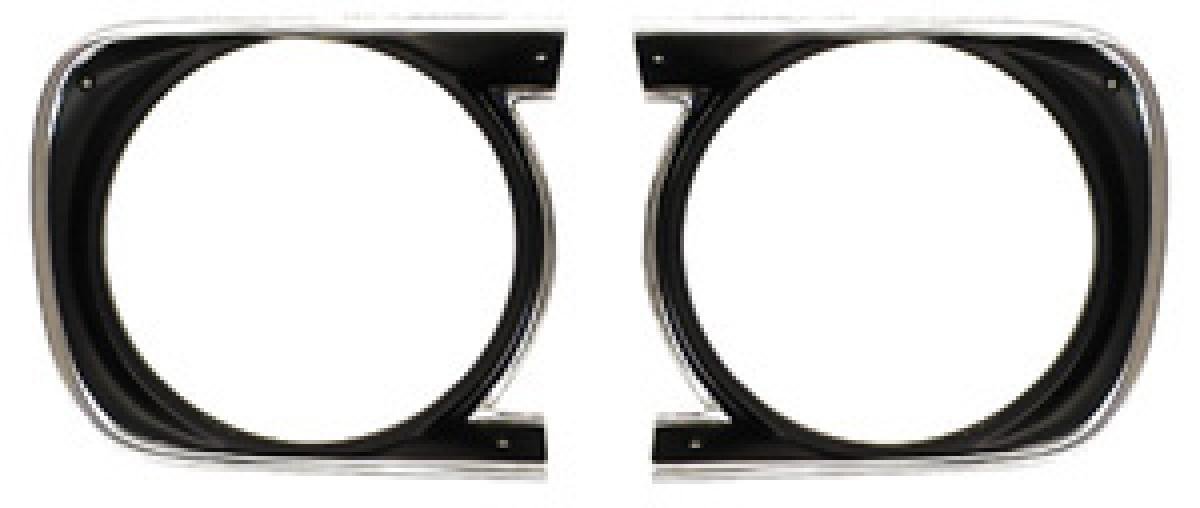Classic Headquarters Camaro Standard Headlamp Bezels, Pair W-569