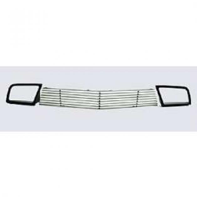 Camaro Billet Grille, Polished Aluminum, SS, Lower Valance, With Ducts 2010-2011