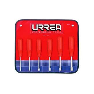 Red plastic handle nut driver set