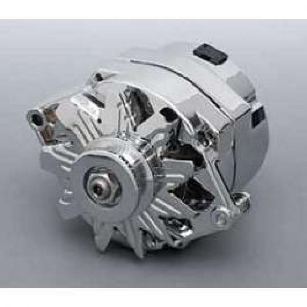 Camaro Powermaster Alternator, 100 AMP Chrome, 1985-1986