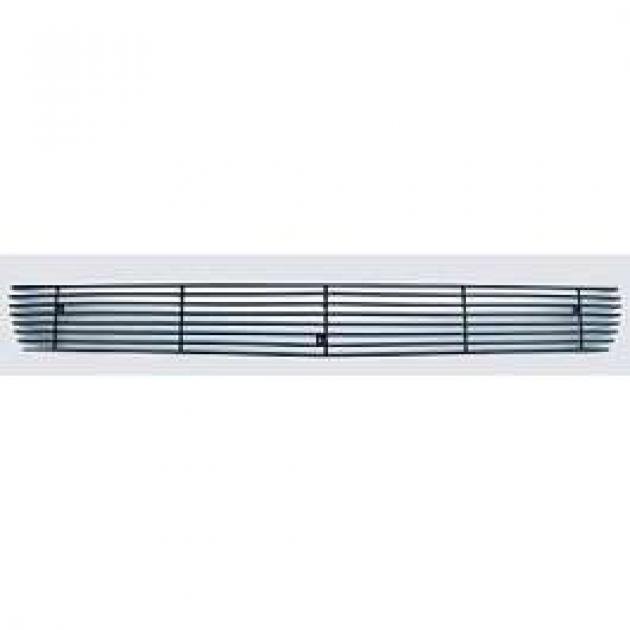 Camaro Billet Grille Overlay, Black Powder Coated Aluminum, SS, Lower Valance, 2010-2011